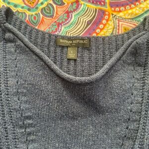 Banana Republic oversized women's sweater vest Size L